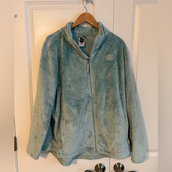 The North Face Women’s Osito Jacket fleece full zip in green slate moss 3x - Picture 5 of 13